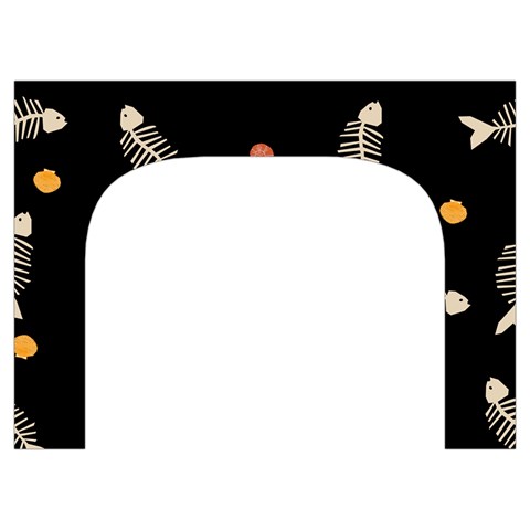 Pattern Design Seamless Fishbone Toiletries Pouch from ArtsNow.com Front