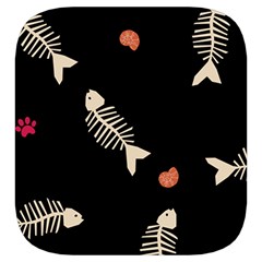 Pattern Design Seamless Fishbone Toiletries Pouch from ArtsNow.com Side Left