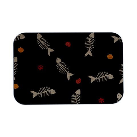 Pattern Design Seamless Fishbone Open Lid Metal Box (Silver)   from ArtsNow.com Front