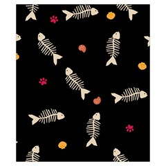 Pattern Design Seamless Fishbone Drawstring Pouch (XS) from ArtsNow.com Front