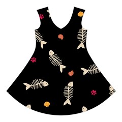 Pattern Design Seamless Fishbone Short Sleeve V Front