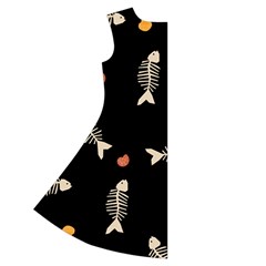 Pattern Design Seamless Fishbone Short Sleeve V Back Left