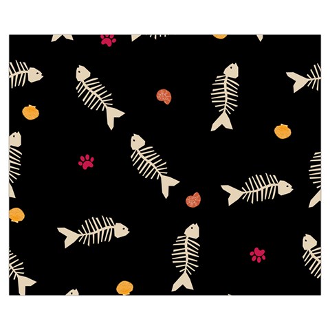 Pattern Design Seamless Fishbone Medium Tote Bag from ArtsNow.com Front