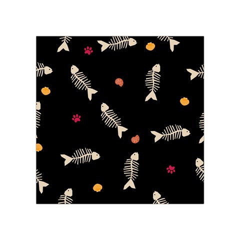 Pattern Design Seamless Fishbone Square Tapestry (Small) from ArtsNow.com Front