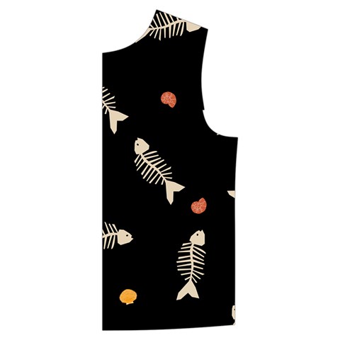 Pattern Design Seamless Fishbone Kid s Button Up Puffer Vest from ArtsNow.com Front Left