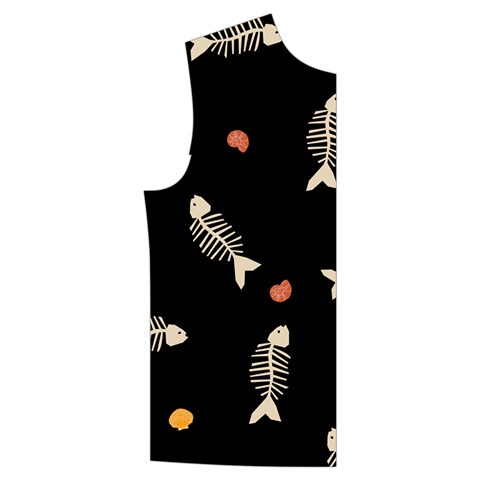 Pattern Design Seamless Fishbone Men s High Neck Button Up Puffer Vest from ArtsNow.com Front Right