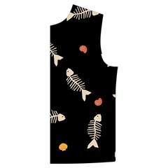 Pattern Design Seamless Fishbone Men s High Neck Button Up Puffer Vest from ArtsNow.com Front Left
