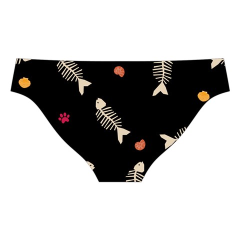 Pattern Design Seamless Fishbone Cross Back Hipster Bikini Set from ArtsNow.com Back Under