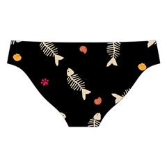 Pattern Design Seamless Fishbone Cross Back Hipster Bikini Set from ArtsNow.com Back Under