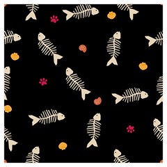 Pattern Design Seamless Fishbone Kids  Hooded Rain Ponchos from ArtsNow.com Inside 1