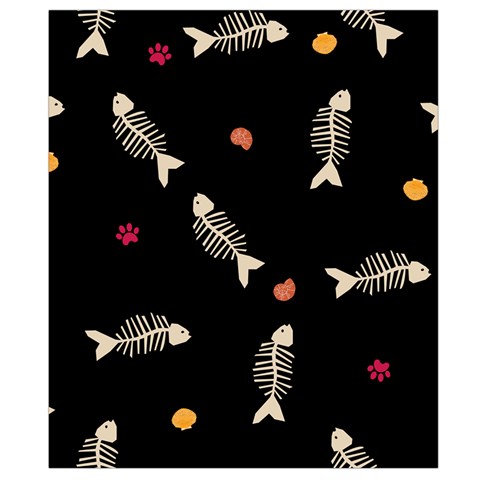 Pattern Design Seamless Fishbone Waist Pouch (Small) from ArtsNow.com Back Strap