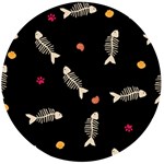 Pattern Design Seamless Fishbone Wooden Bottle Opener (Round)