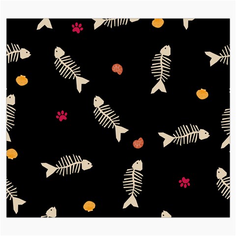 Pattern Design Seamless Fishbone Roll Up Canvas Pencil Holder (S) from ArtsNow.com Front