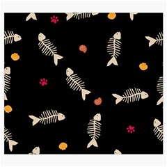 Pattern Design Seamless Fishbone Roll Up Canvas Pencil Holder (S) from ArtsNow.com Front
