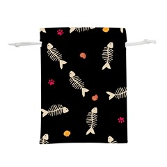 Pattern Design Seamless Fishbone Lightweight Drawstring Pouch (L) from ArtsNow.com Front