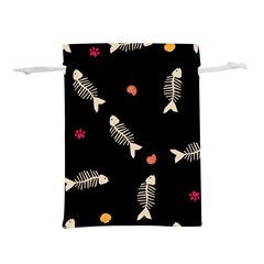 Pattern Design Seamless Fishbone Lightweight Drawstring Pouch (L) from ArtsNow.com Back
