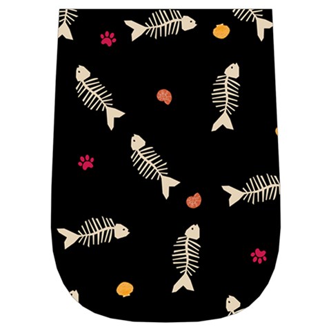Pattern Design Seamless Fishbone Wristlet Pouch Bag (Small) from ArtsNow.com Right Side