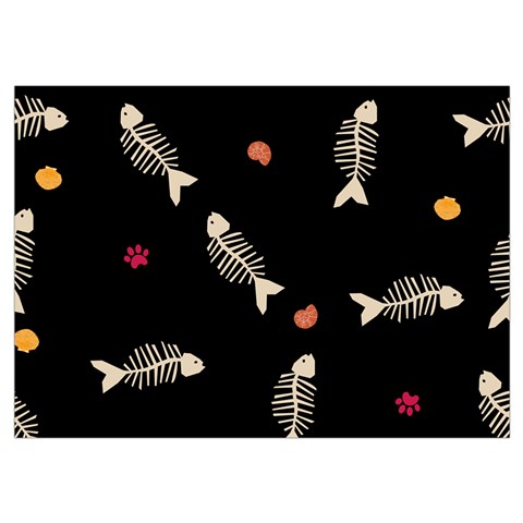 Pattern Design Seamless Fishbone Wristlet Pouch Bag (Small) from ArtsNow.com Belt Loop