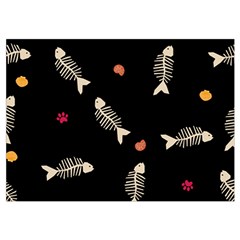 Pattern Design Seamless Fishbone Wristlet Pouch Bag (Small) from ArtsNow.com Belt Loop