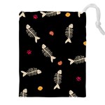 Pattern Design Seamless Fishbone Drawstring Pouch (5XL)