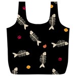 Pattern Design Seamless Fishbone Full Print Recycle Bag (XXXL)