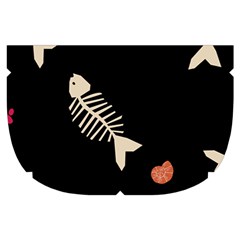 Pattern Design Seamless Fishbone Make Up Case (Small) from ArtsNow.com Side Right