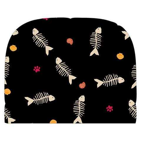 Pattern Design Seamless Fishbone Make Up Case (Large) from ArtsNow.com Back