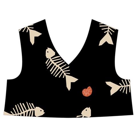 Pattern Design Seamless Fishbone Kids  Midi Sailor Dress from ArtsNow.com Front Top