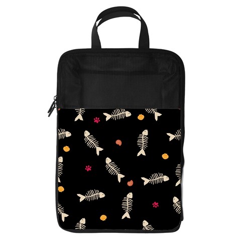 Pattern Design Seamless Fishbone Foldable Shoe Storage Bag from ArtsNow.com Front