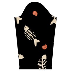 Pattern Design Seamless Fishbone Kids  Long Sleeve Velvet Lounge Robe from ArtsNow.com Sleeve Left