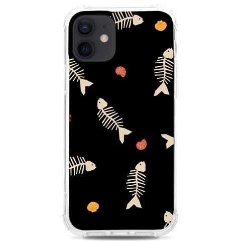 Pattern Design Seamless Fishbone iPhone 12/12 Pro TPU UV Print Case from ArtsNow.com Front