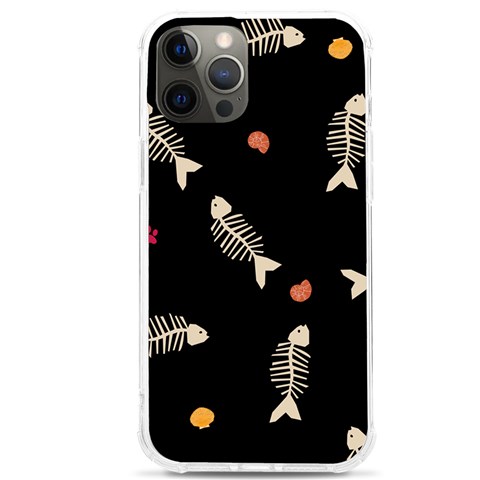 Pattern Design Seamless Fishbone iPhone 12 Pro max TPU UV Print Case from ArtsNow.com Front