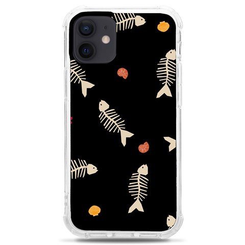 Pattern Design Seamless Fishbone iPhone 12 mini TPU UV Print Case	 from ArtsNow.com Front