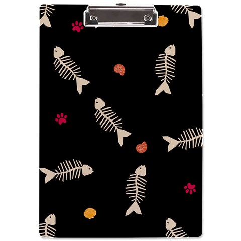 Pattern Design Seamless Fishbone A4 Acrylic Clipboard from ArtsNow.com Front