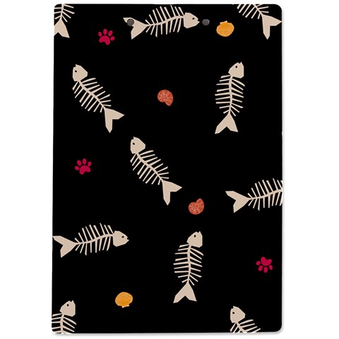 Pattern Design Seamless Fishbone A4 Acrylic Clipboard from ArtsNow.com Back