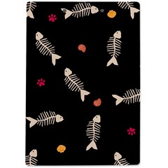 Pattern Design Seamless Fishbone A4 Acrylic Clipboard from ArtsNow.com Back