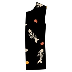 Pattern Design Seamless Fishbone Kids  Stylish Hooded Puffer Vest from ArtsNow.com Front Left