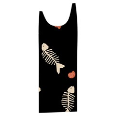 Pattern Design Seamless Fishbone Kids  Stylish Hooded Puffer Vest from ArtsNow.com Front Right Side