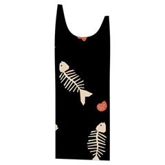 Pattern Design Seamless Fishbone Kids  Stylish Hooded Puffer Vest from ArtsNow.com Front Left Side
