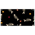Pattern Design Seamless Fishbone Banner and Sign 4  x 2 