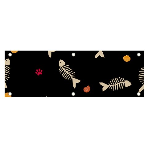 Pattern Design Seamless Fishbone Banner and Sign 6  x 2  from ArtsNow.com Front