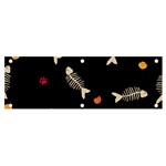 Pattern Design Seamless Fishbone Banner and Sign 6  x 2 