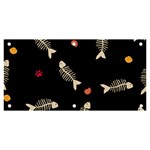 Pattern Design Seamless Fishbone Banner and Sign 6  x 3 