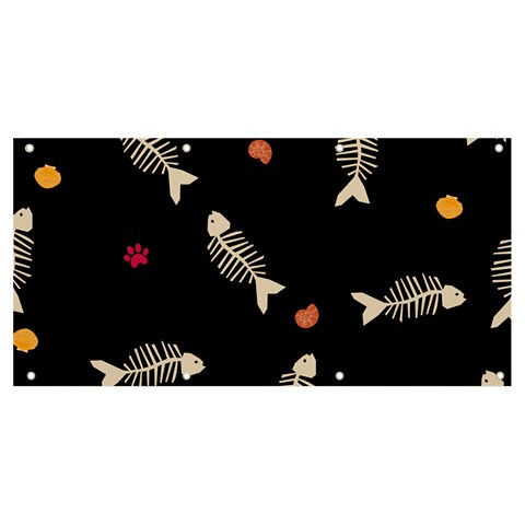 Pattern Design Seamless Fishbone Banner and Sign 8  x 4  from ArtsNow.com Front