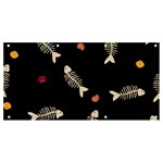 Pattern Design Seamless Fishbone Banner and Sign 8  x 4 