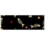 Pattern Design Seamless Fishbone Banner and Sign 9  x 3 