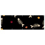 Pattern Design Seamless Fishbone Banner and Sign 12  x 4 