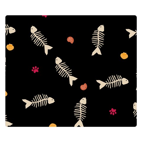 Pattern Design Seamless Fishbone 50  x 40  Premium Plush Fleece Blanket (Small) from ArtsNow.com 50 x40  Blanket Front