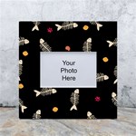 Pattern Design Seamless Fishbone White Box Photo Frame 4  x 6 