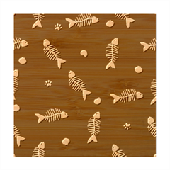 Pattern Design Seamless Fishbone Bamboo Coaster Set from ArtsNow.com Coaster 1